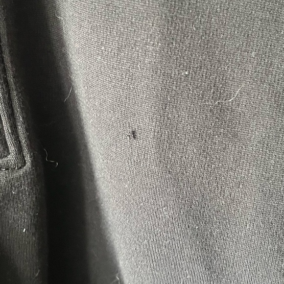 Athleta Black Eastbound Half Zip Sweatshirt Size Medium - Picture 3 of 6